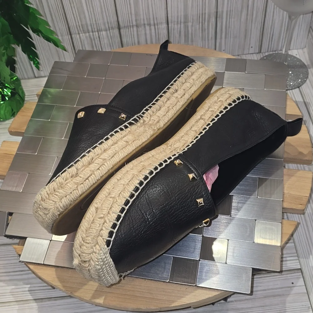 The shoes box‎ LEATHER espadrille